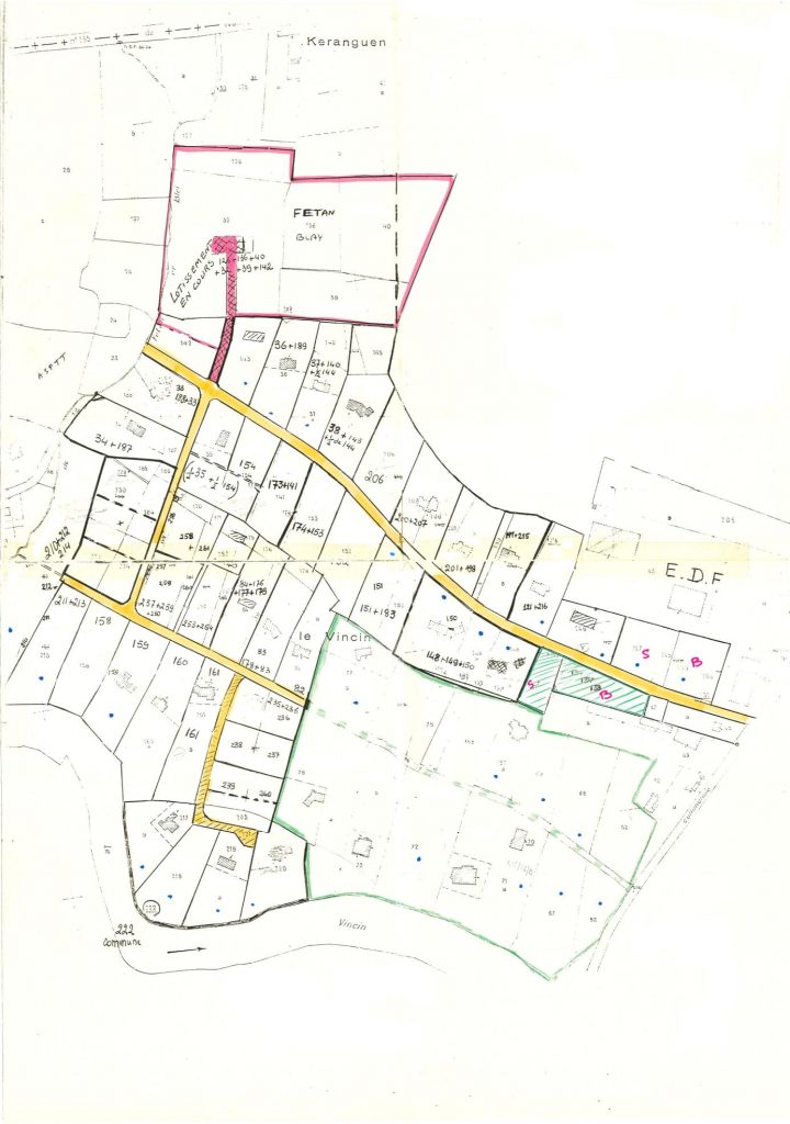 Le Bois du Vincin - Cadastre 1980/1987